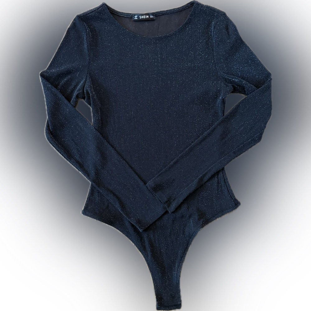 Sheer Shimmery Women's Bodysuit